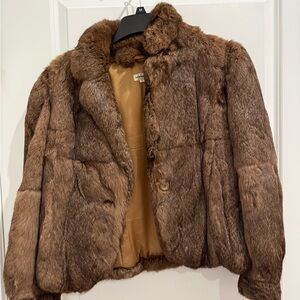 Brown Fur Women's Jacket